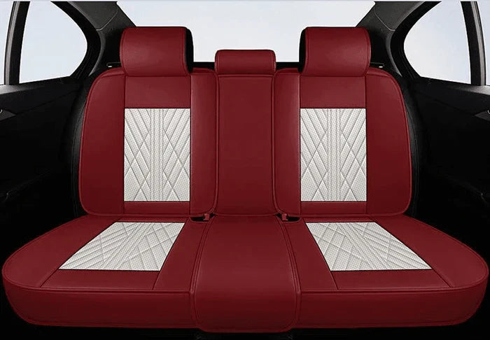 Prestige Executive Seat Cover – Beige & Red