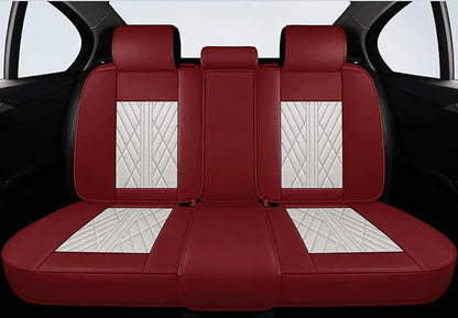 Prestige Executive Seat Cover – Beige & Red